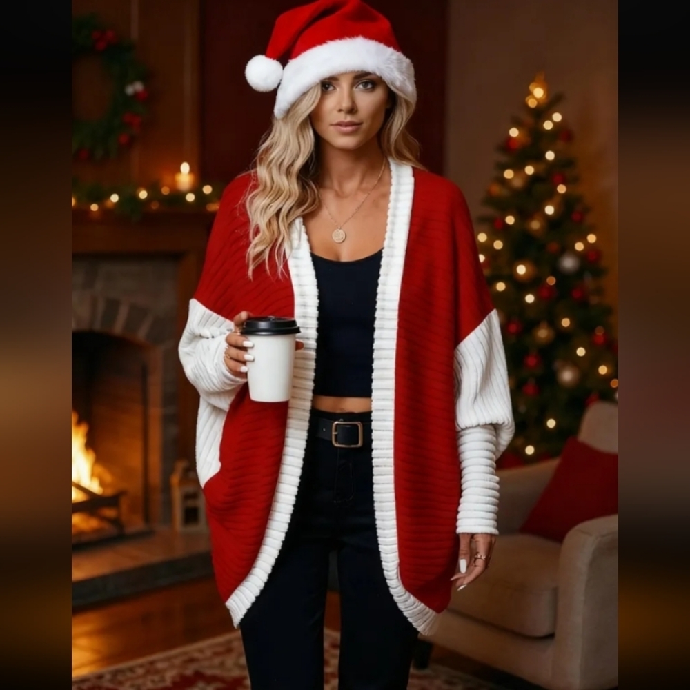 Color Block Cardigan